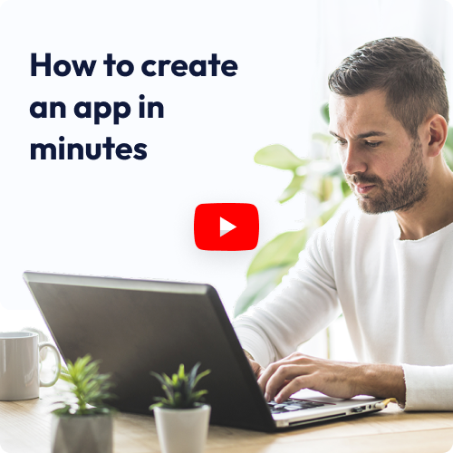 How to create an app in minutes