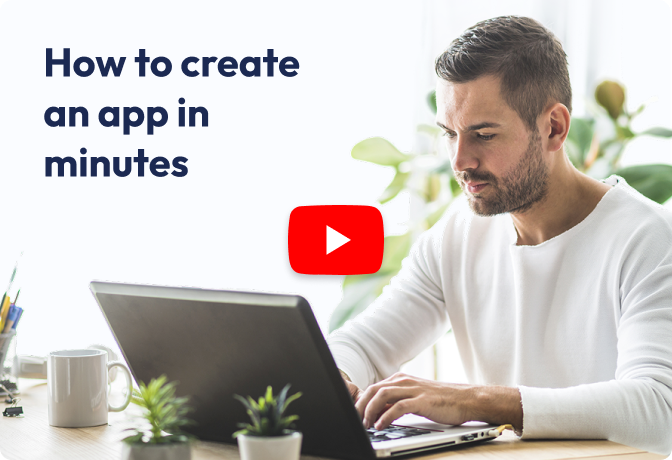 How to create an app in minutes