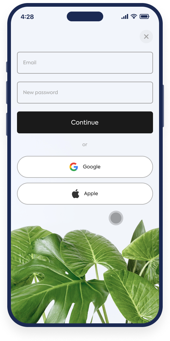 Mobile app preview showing the AppMySite product experience
