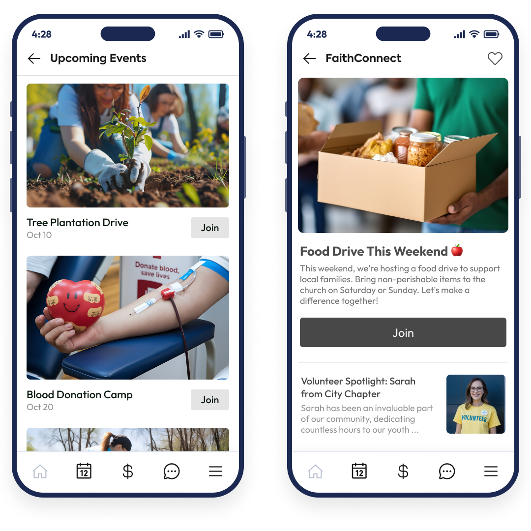 Community app illustration